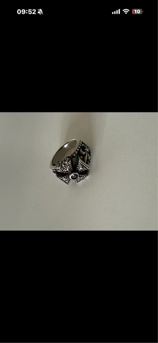 Anillo Plata 925 y Ónix Natural Japon