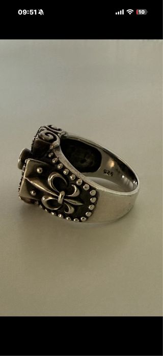 Anillo Plata 925 y Ónix Natural Japon