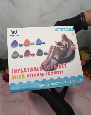 Sofá Hinchable Wonflex con Reposapiés