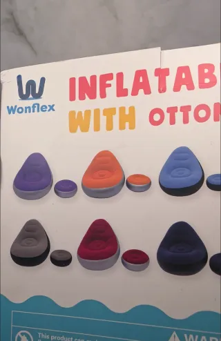 Sofá Hinchable Wonflex con Reposapiés