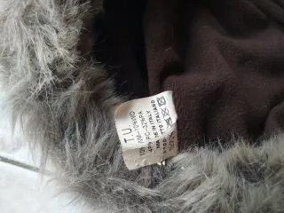 Cappello donna lana e pile marrone