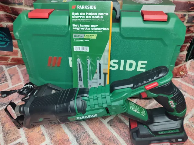 Sierra de sable Parkside con Batería y cargador