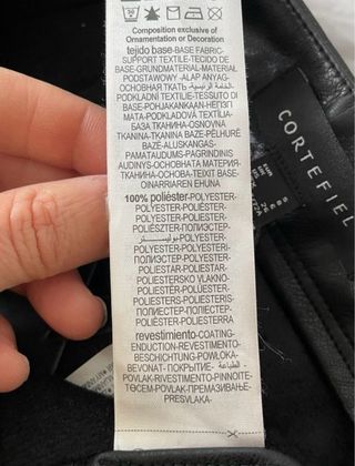 Pantalón Cortefiel  efecto piel nuevo