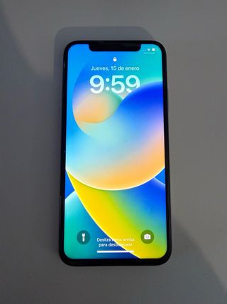 iPhone X Argento/Nero