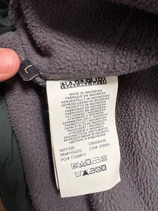 Napapijri Anorak Vintage Taglia L Verde