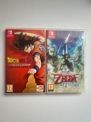 Zelda Skyward Sword + Dragon Ball Kakarot Switch