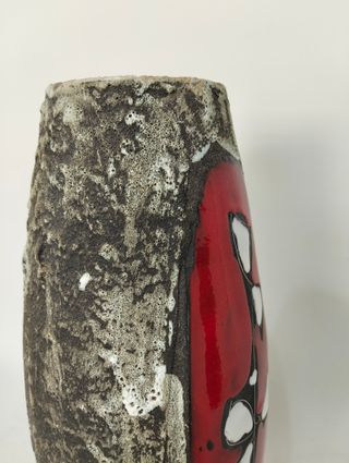 Coppia Vasi Ceramica Lava San Marino Italy