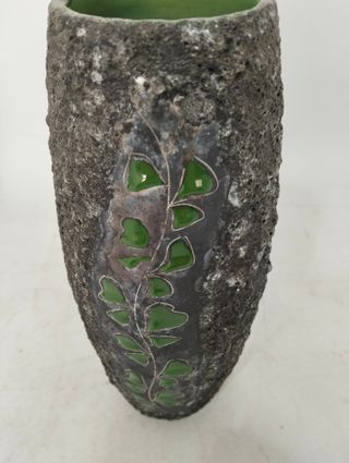 Coppia Vasi Ceramica Lava San Marino Italy