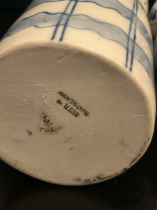 Statuine russe in porcellana - 2 pezzi