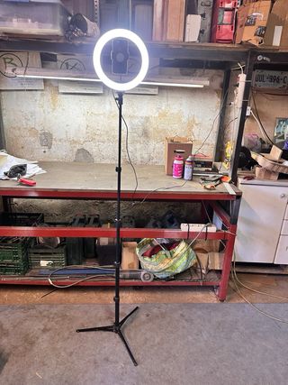 Aro de luz para selfies y grabaciones