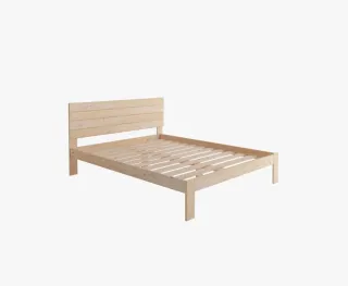 Estructura de cama de madera