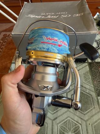 Caña Pesca Shimano Speed Master Surf y carrete