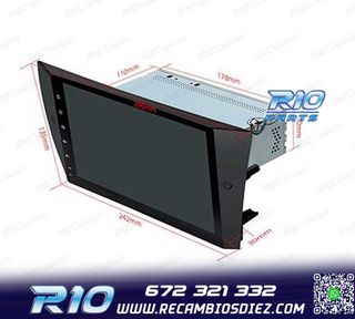 RADIO GPS ANDROID 14 BMW E90 E91 E92 E93 PANTALLA 9" TACTIL