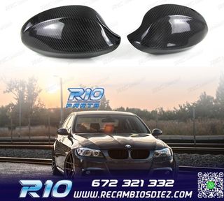 CARCASAS ESPEJOS RETROVISORES BMW E90 E91 CARBONO LOOK M