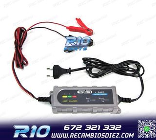 CARGADOR DE BATERIA COCHE MOTO BARCO 12V