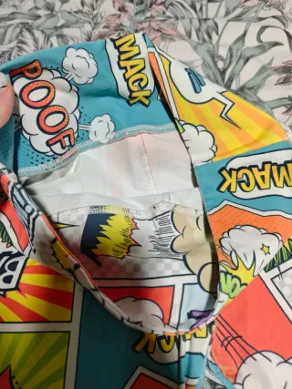 Leggings estilo cómic multicolor