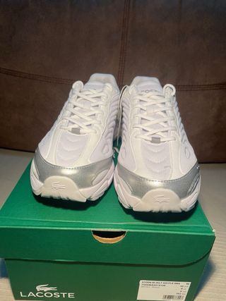 Zapatillas Lacoste Storm 2K Lite Blancas/Plata