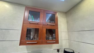 Muebles de Cocina Madera y Cristal