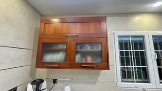 Muebles de Cocina Madera y Cristal