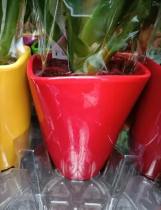 Set 4 Vasi Ceramica Colorati ø12cm