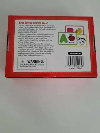 Juego educativo letras y números