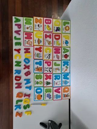 Juego educativo letras y números