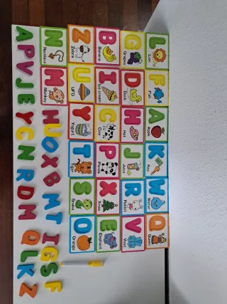 Juego educativo letras y números