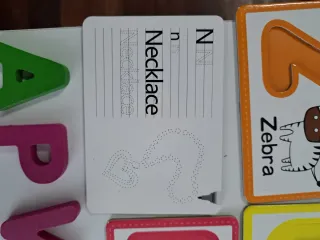 Juego educativo letras y números