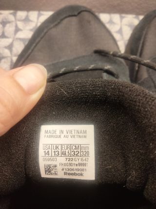 Zapatillas Reebok Talla 48.5