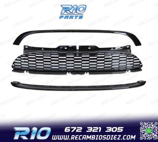 PARRILLAS MINI COOPER R56 R57 06-09 NEGRO BRILLO