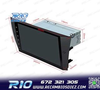 RADIO GPS ANDROID 14 BMW E90 E91 E92 E93 PANTALLA 9" TACTIL