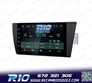 RADIO GPS ANDROID 14 BMW E90 E91 E92 E93 PANTALLA 9" TACTIL