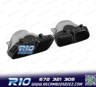 COLAS DE ESCAPE MERCEDES GLE W167 19- LOOK GLE63 NEGRO