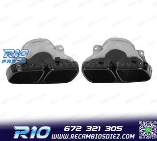 COLAS DE ESCAPE MERCEDES GLE W167 19- LOOK GLE63 NEGRO