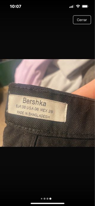 Pantalón vaquero negro