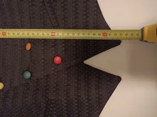 Gilet uomo fantasia pois bottoni colorati