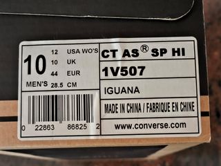 Converse All Star Iguana Talla 44 Nuevas