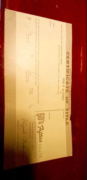 Auto giocattolo vintage Thunderbird 1956 – Fifties