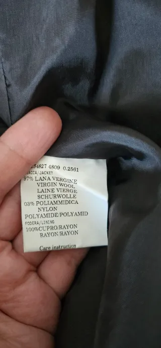 Chaqueta Gai Mattiolo Lana Virgen Talla S/M.