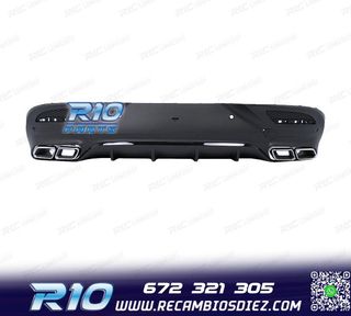 DIFUSOR MERCEDES GLE C292 COUPÉ NEGRO + COLAS ESCAPE