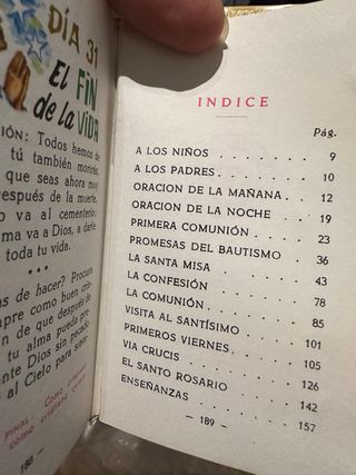 Libro de Comunión Antiguo Dorado