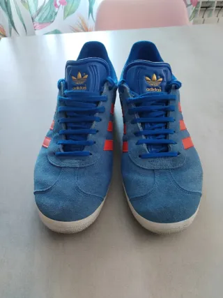 Zapatillas Adidas Gazelle Hombre Azul/Rojo