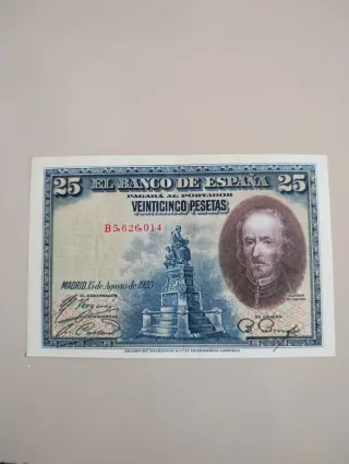 Billete 25 Pesetas Banco de España 1928