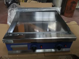 Plancha a gas cromo duro profesional