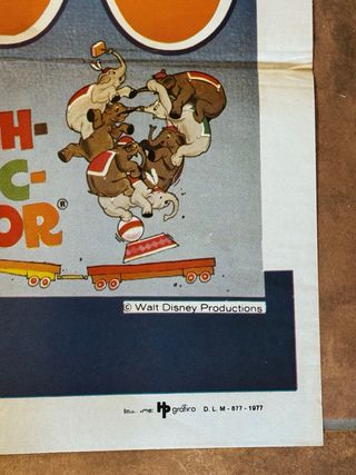 Póster Original Dumbo Walt Disney