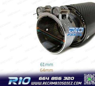 COLA ESCAPE BMW LOOK M CARBONO