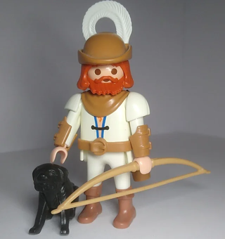 Playmobil Cazador Medieval con Perro