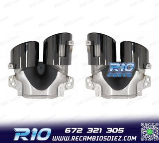 COLAS DE ESCAPE MERCEDES GLE W167 19- LOOK GLE53 NEGRO