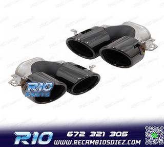 COLAS DE ESCAPE MERCEDES GLE W167 19- LOOK GLE53 NEGRO