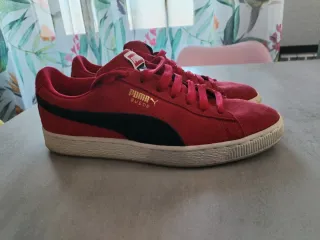 Zapatillas Puma Suede Hombre Rojas